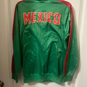 Mexico Soccer Green and Red Jacket size small